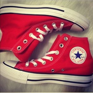 Converse, red, size 10
